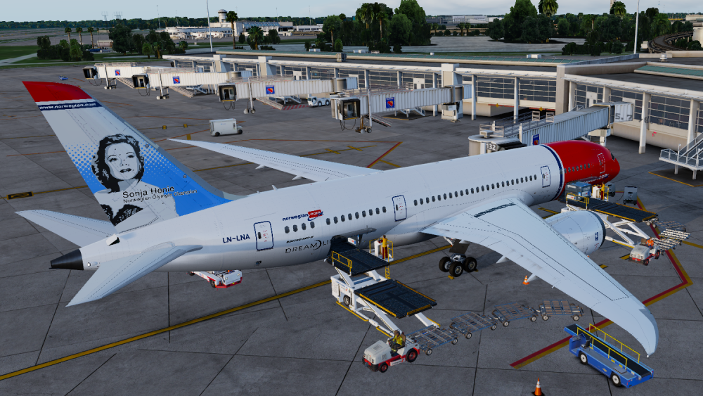 Virtual Norwegian Boeing 787 (historic)